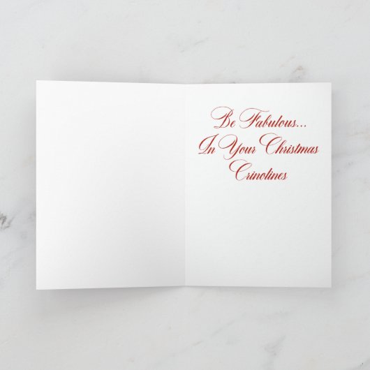 Lypsinka Christmas Kaart (Binnen)