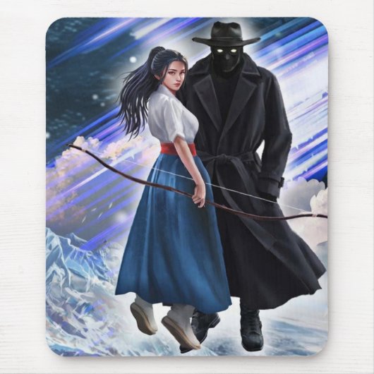 Lyra and Nightshadow  Mousepade Muismat (Voorkant)