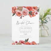 LYRA Bohemian Herfst Bloemen Vrijgezellenfeest Kaart (Staand voorkant)