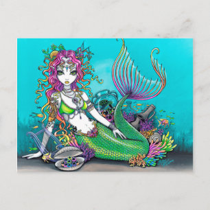 Lyra Gothic Mermaid Briefkaart