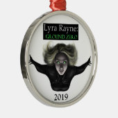 Lyra Rayne: Ground Zero Metalen Ornament (Rechts)
