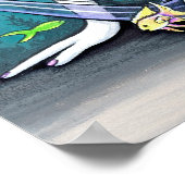 Lyra Tropical Rainbow Mermaid Poster (Hoek)