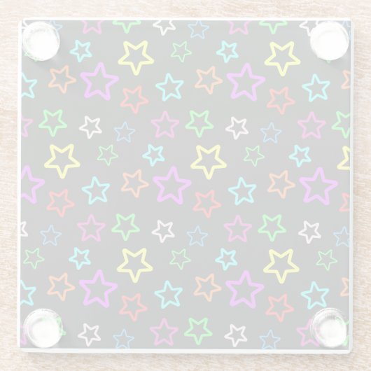 Lyrae Glazen Onderzetter (Achterkant)