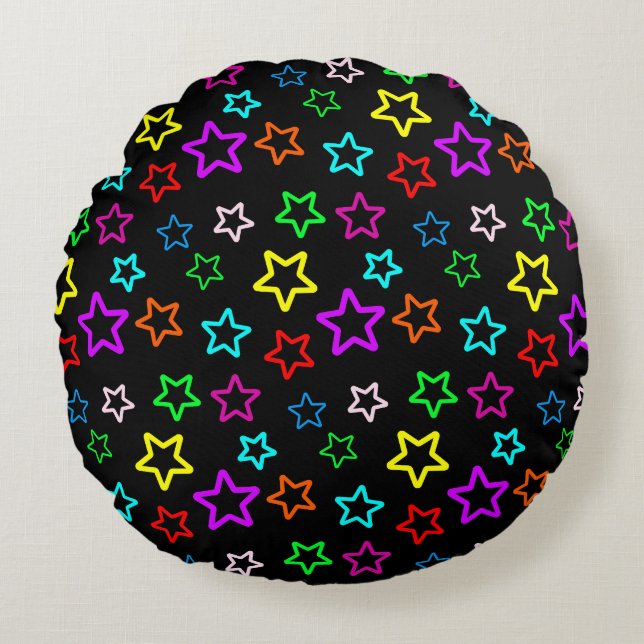 Lyrae Rond Kussen (Voorkant)