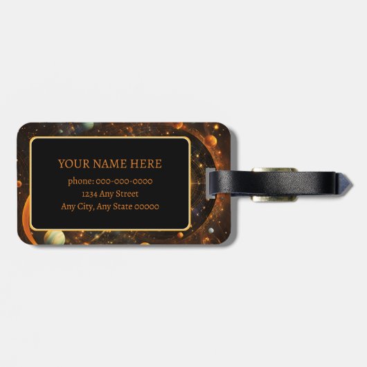 Lyra's Reverie Bagagelabel (Achterkant horizontaal)