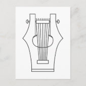 Lyre (lyra) - Oude Grieks instrument Briefkaart (Voorkant)