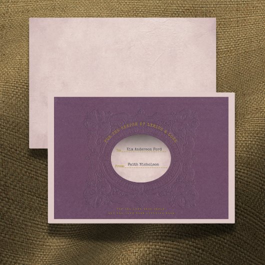 Lyric & Lore diploma cadeau bijgevoegde kaart