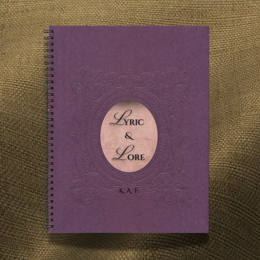 Lyric & Lore-geprägtes paars archiefjournaal Notitieboek