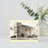 Lyric Movie Theatre, Stuart, Vintage van Florida Briefkaart (Staand voorkant)