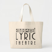 Lyric Theater canvas tas (Voorkant)