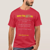 Lyric Trivia 80-101 T-Shirt (Voorkant)