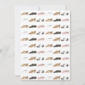 Lyrical Modern Dance Shoe Birthday Party Overwegin Kaart (Achterkant)