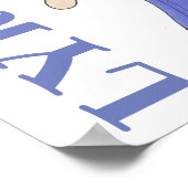 LYRICAL Paars Dance Costume Modern Dancer Teacher Poster (Hoek)