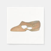 Lyrical Tan Modern Dance Teacher Dancer Shoe Servetten (Voorkant)
