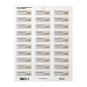 Lyrical Tan Modern Dance Teacher Shoe Personalized Etiket (Full Sheet)