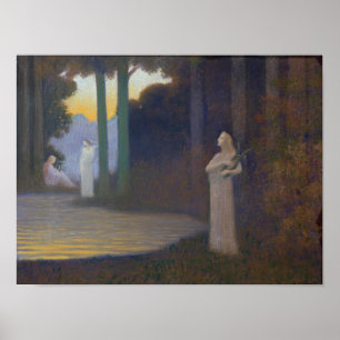 Lyricisme in het bos, 1910 poster