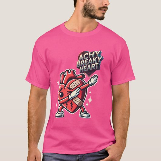 LyricLyfe - ACHY BREAKY HEART T-shirt (Voorkant)