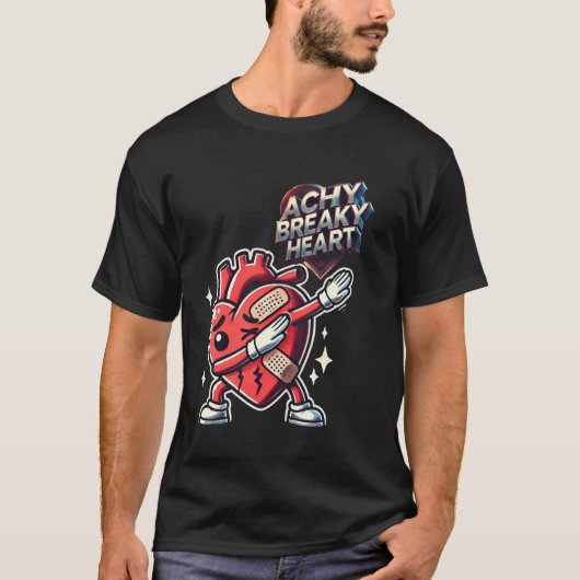 LyricLyfe - ACHY BREAKY HEART T-shirt (Voorkant)
