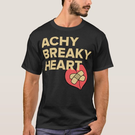 LyricLyfe ACHY BREEKIG HART T-shirt (Voorkant)