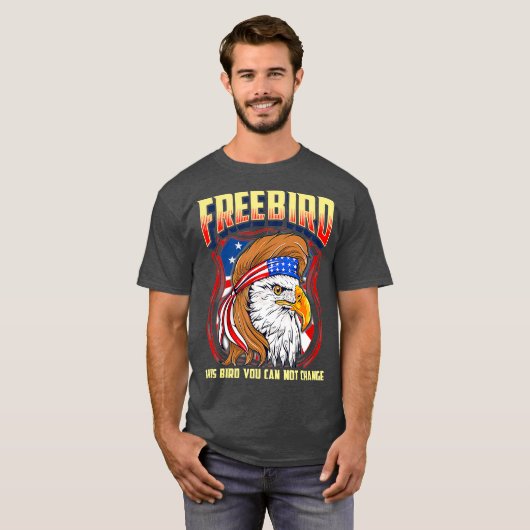 LyricLyfe FREE BIRD Eagle T-shirt (Voorkant volledig)