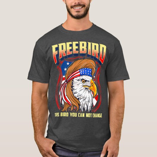LyricLyfe FREE BIRD Eagle T-shirt (Voorkant)