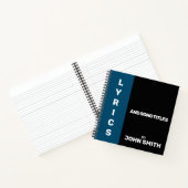 Lyrics Notitieboek (Binnen)