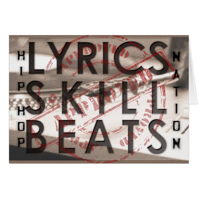 LYRICS SKILL BEATS hip hop (Voorkant Horizontaal)