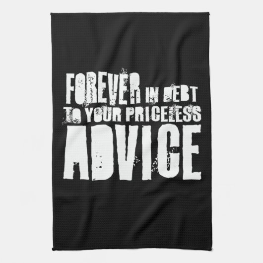 Lyrics Tea Towel Theedoek (Verticaal)