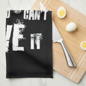 Lyrics Tea Towel Theedoek (Quarter Fold)
