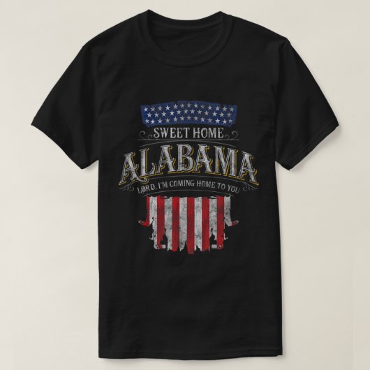 LyricVerse Sweet Home Alabama T-shirt (Design voorkant)