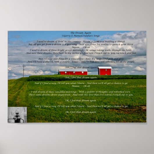 Lyrisch Poster - De droom opnieuw (Voorkant)