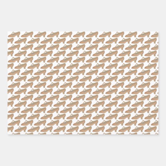 Lyrische Acro Karakter Schoenen Dans Leraar Studio Inpakpapier Vel (Voorkant 3)