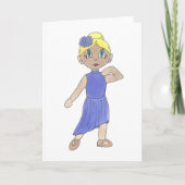 Lyrische Danser Moderne Dansdocent Overweging Bedankkaart (Voorkant)