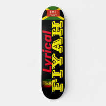 LYRISCHE FIYAH-skateboard, 7¾-inch deck