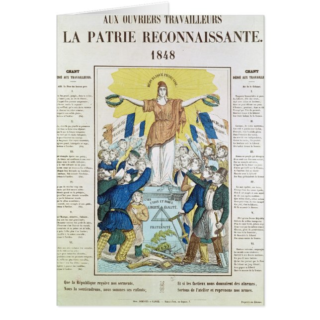 lyrische plaat voor een nummer gewijd aan de (Voorkant)