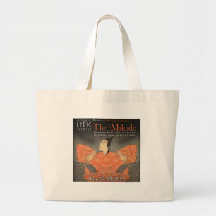 Lyrische theater — Mikado 2014 Grote Tote Bag