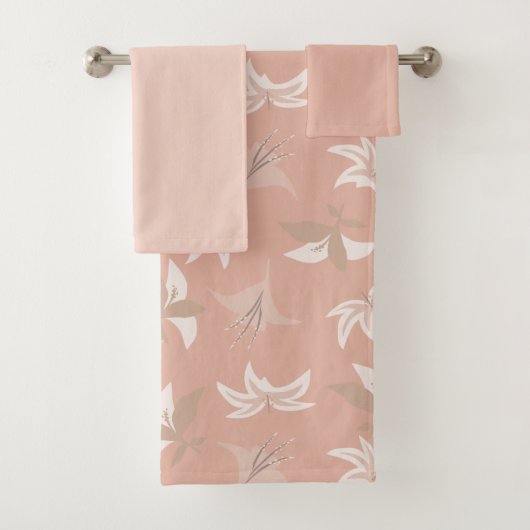 Lys Flowers Bad Handdoek (Insitu)