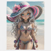 Lysa Dollz Fleece Deken (Voorkant)