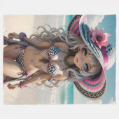 Lysa Dollz Fleece Deken (Voorkant (Horizontaal))