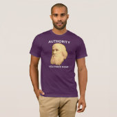 Lysander Spooner No Authority T-shirt (Voorkant volledig)