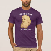 Lysander Spooner No Authority T-shirt (Voorkant)