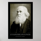Lysander Spooner Poster (Voorkant)