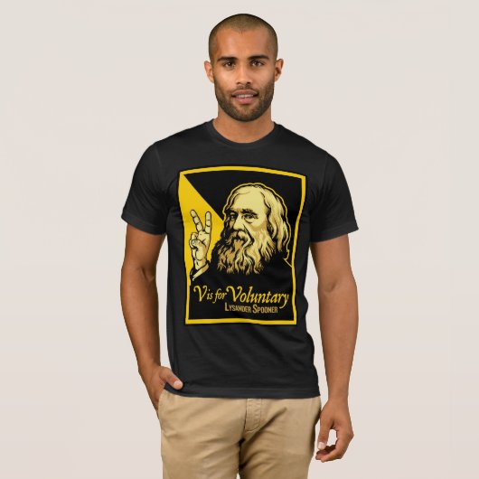 Lysander Spooner T-Shirt (Voorkant volledig)