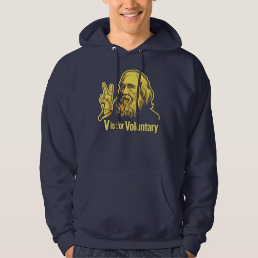 Lysander Spooner Voluntaryism T-Shirt (Voorkant)