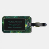 Lysara Cascade Bagagelabel (Achterkant horizontaal)