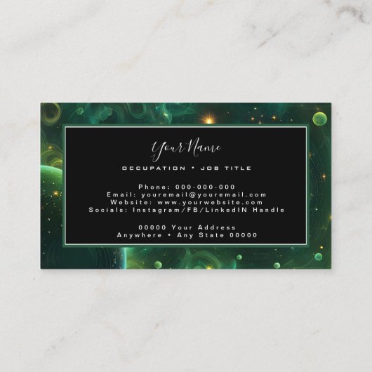 Lysara Cascade Visitekaartje (Achterkant)