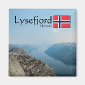 Lysefjord Noorwegen Magneet (Voorkant)