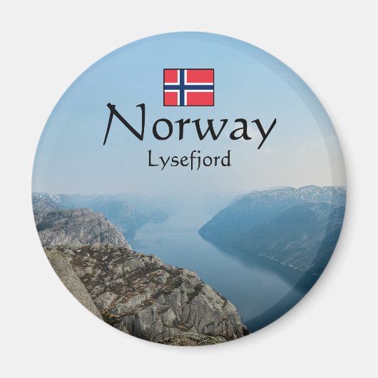 Lysefjord Noorwegen Magneet (Voorkant)