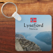Lysefjord Noorwegen Sleutelhanger (Voorkant)