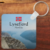 Lysefjord Noorwegen Sleutelhanger (Achterkant)